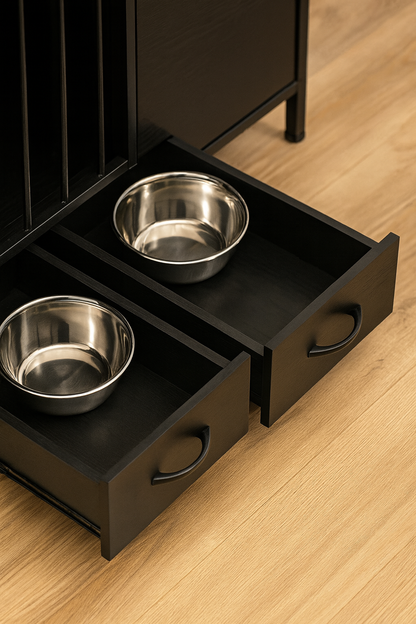 Modern Double Dog Crate Furniture (Large Breed)
Stylish, strong, and built to replace ugly wire crates with real furniture.